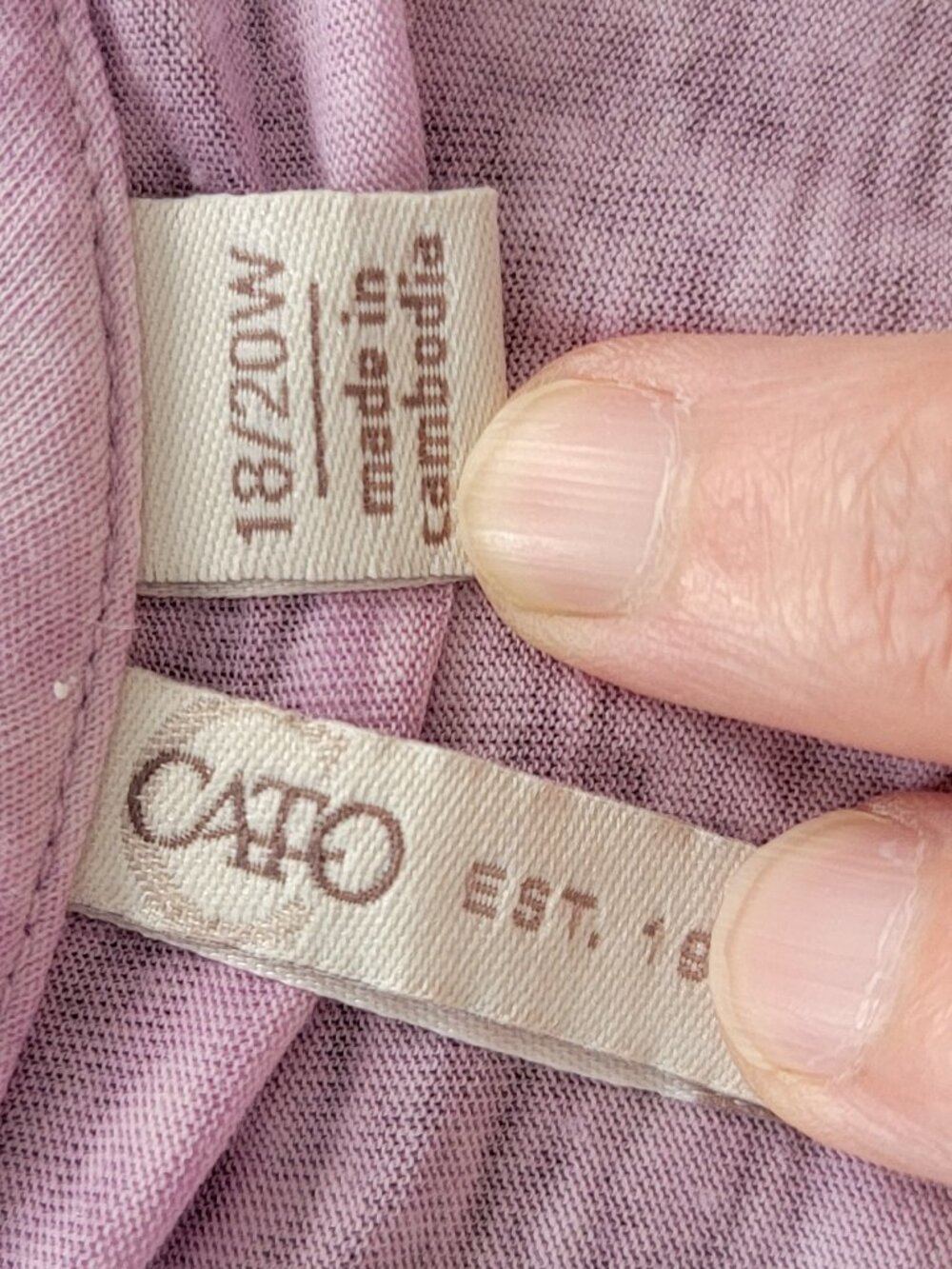 Cato Pink V Neck Short Sleeve Lightweight T Shirt - Picture 6 of 8